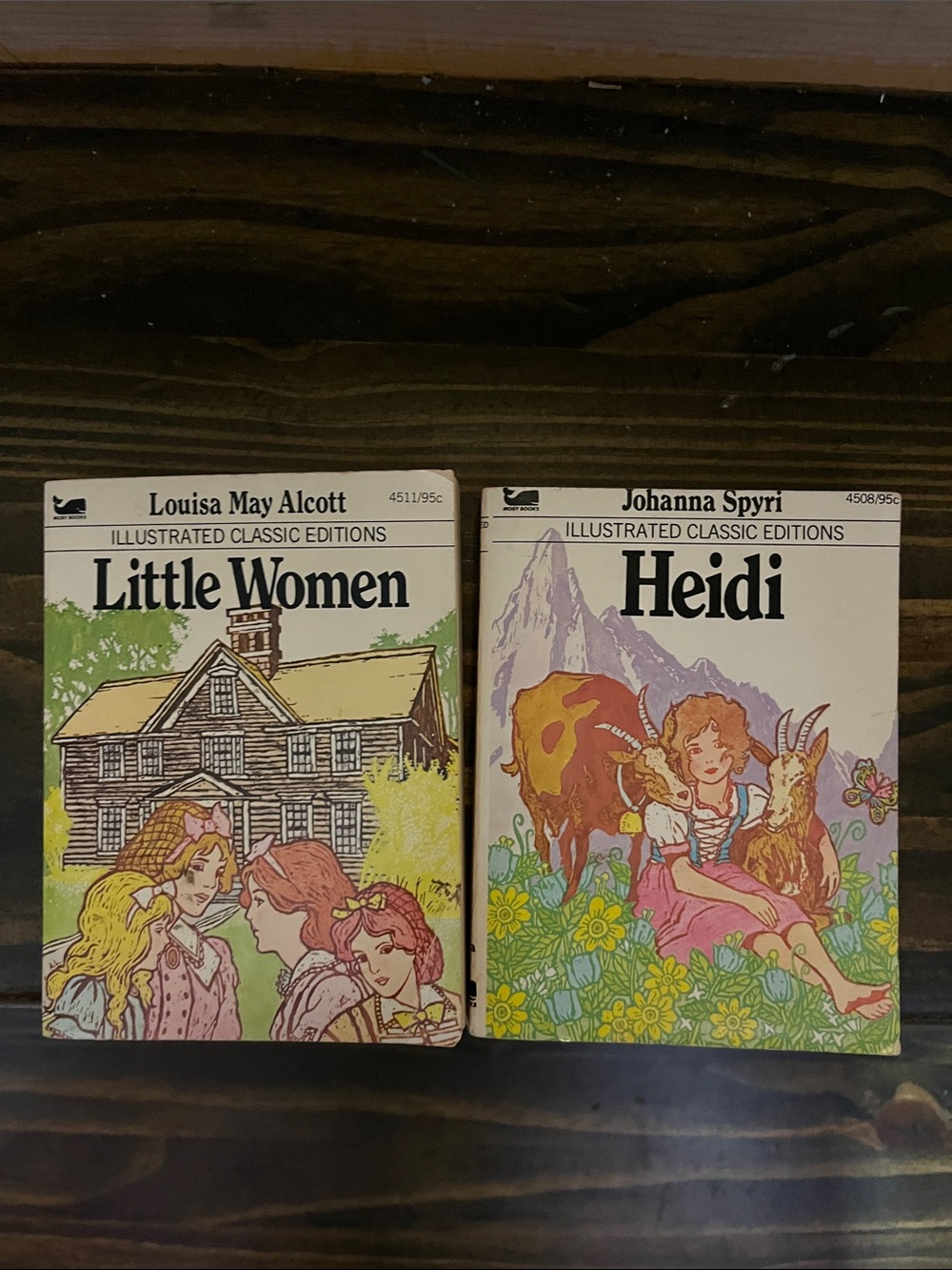 Illustrated Classic Editions: Little Women & Heidi - White/Cream Covers